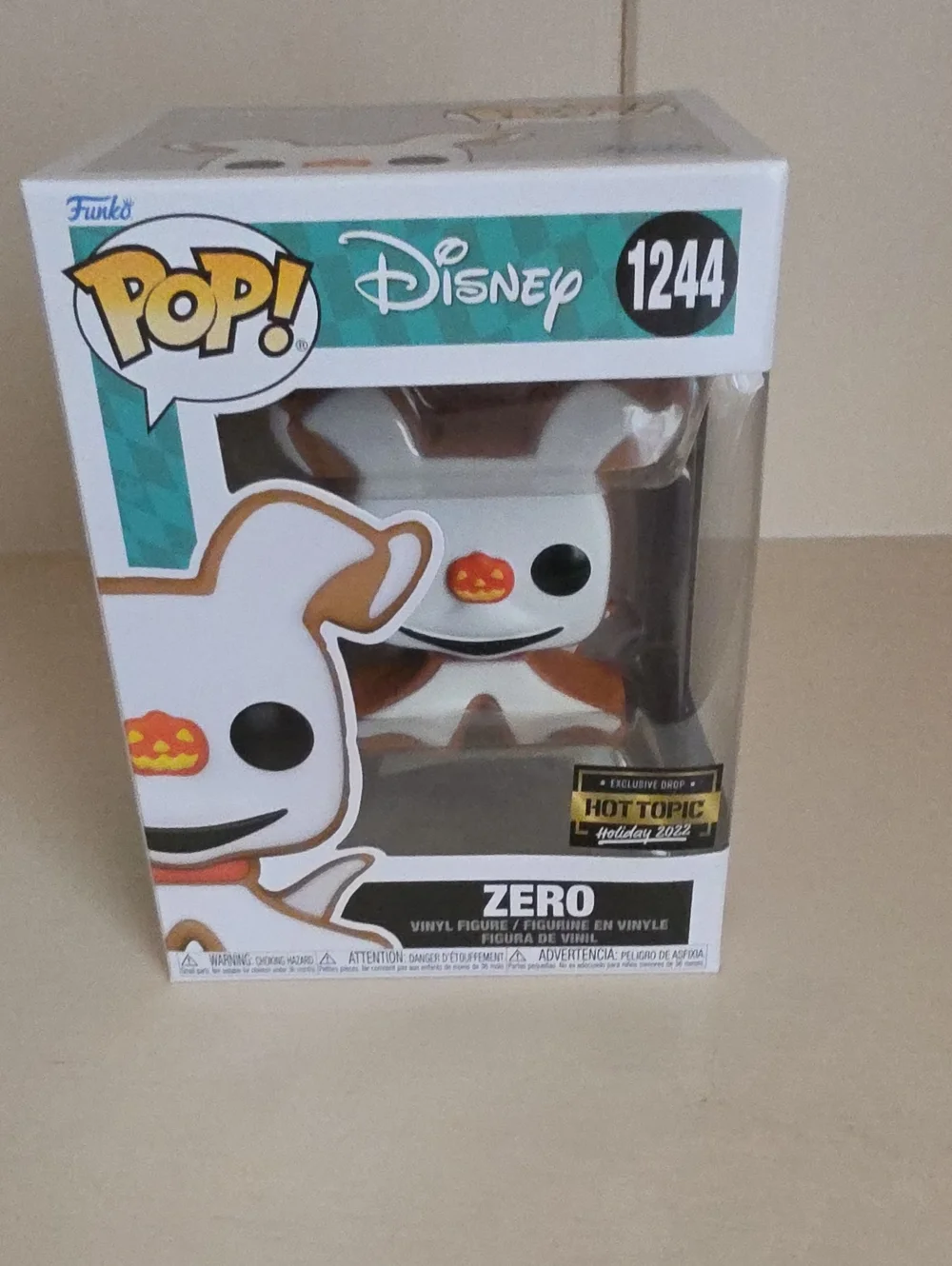Funko Pop! Zero Vinyl Figure in White with Orange Accents